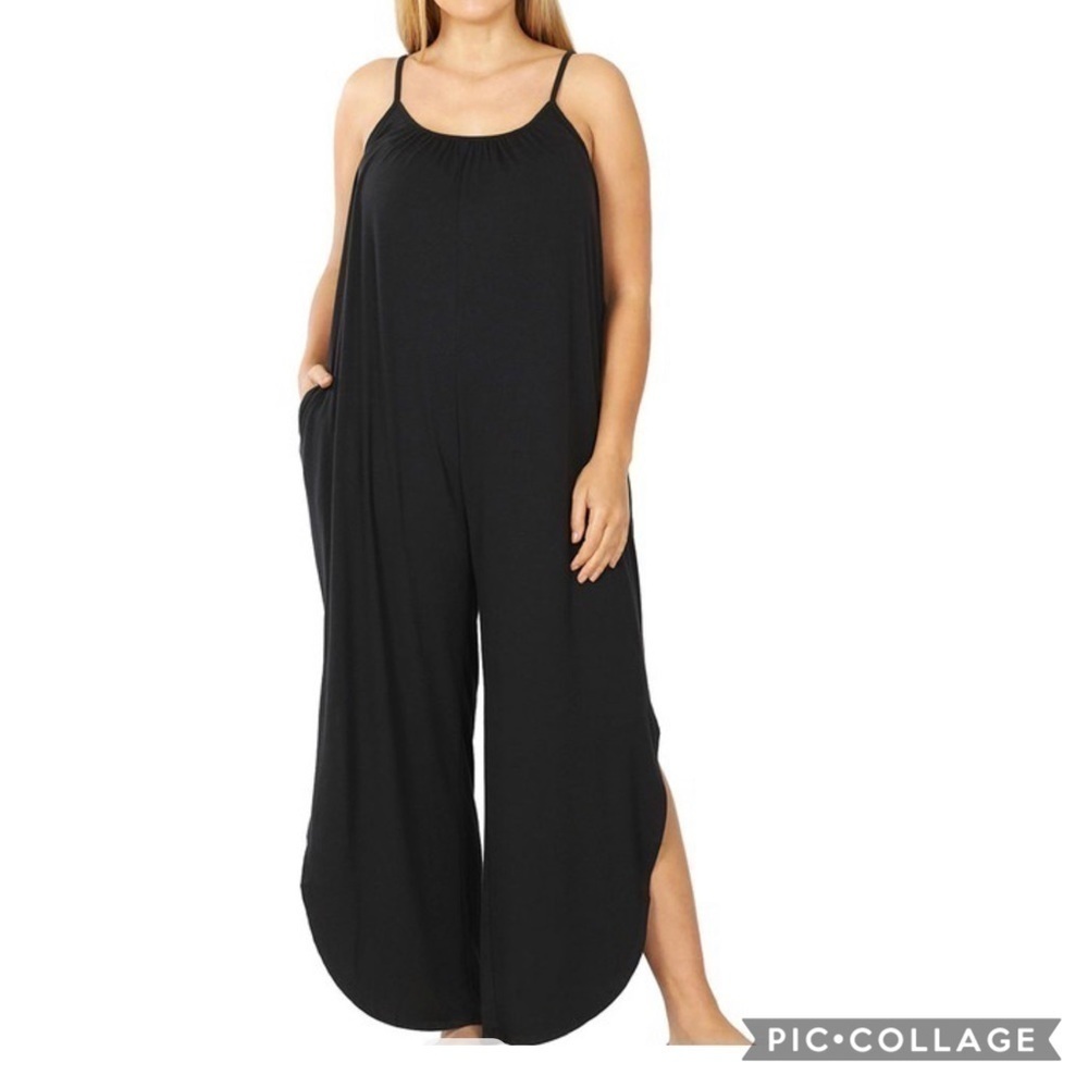 2 Left!! Diva Plus...Black 1 Piece Jumper - Picture 2 of 4